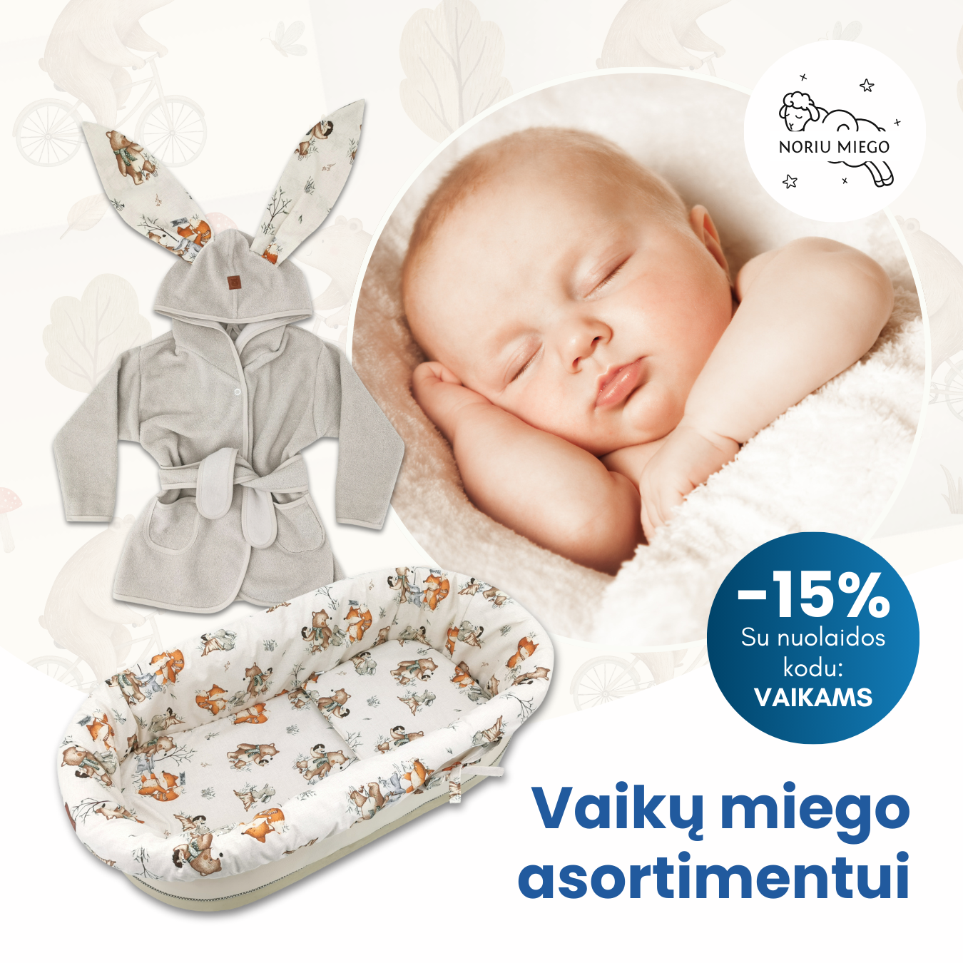 Iš meilės miegui Facebook ad
