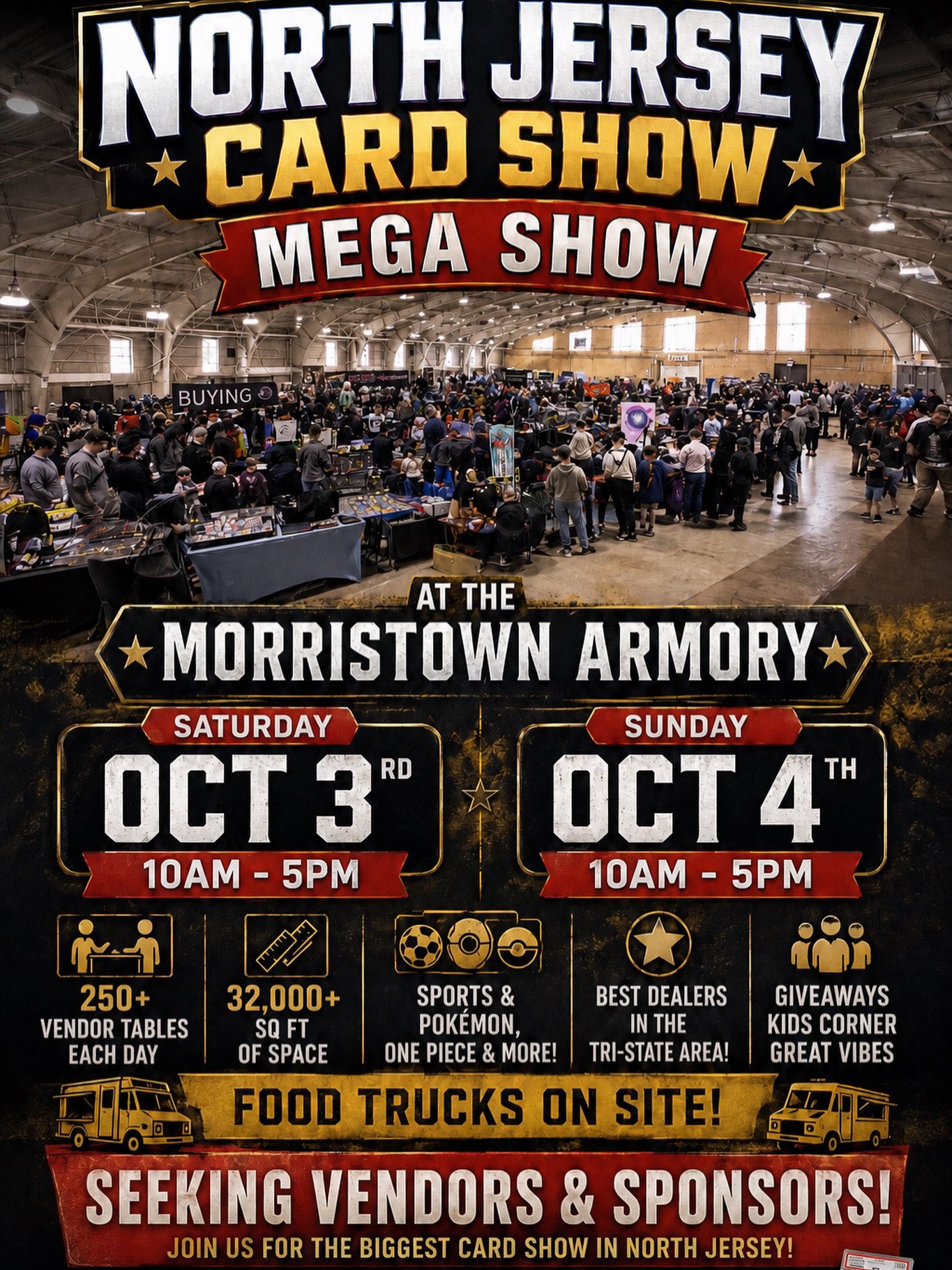 North Jersey Card Show Facebook ad