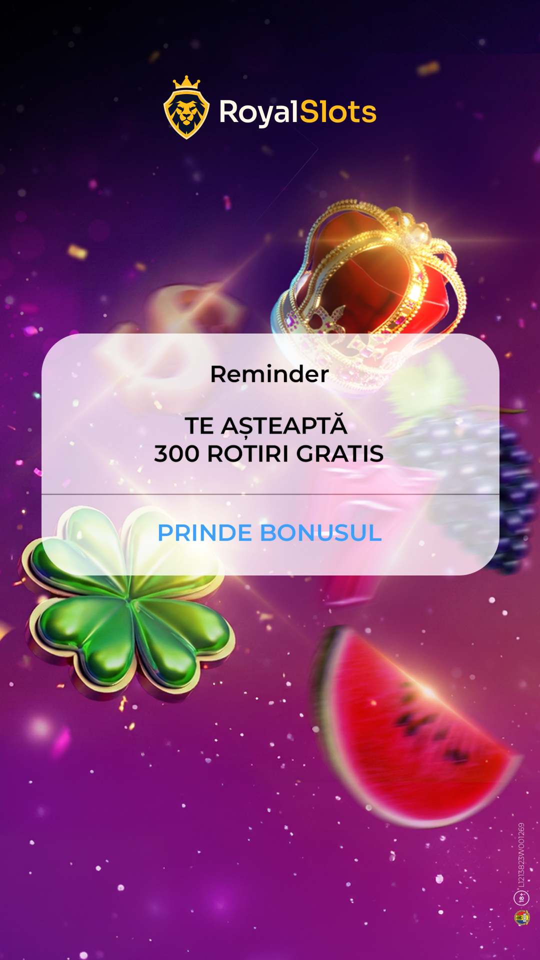 Royal Casino Facebook ad