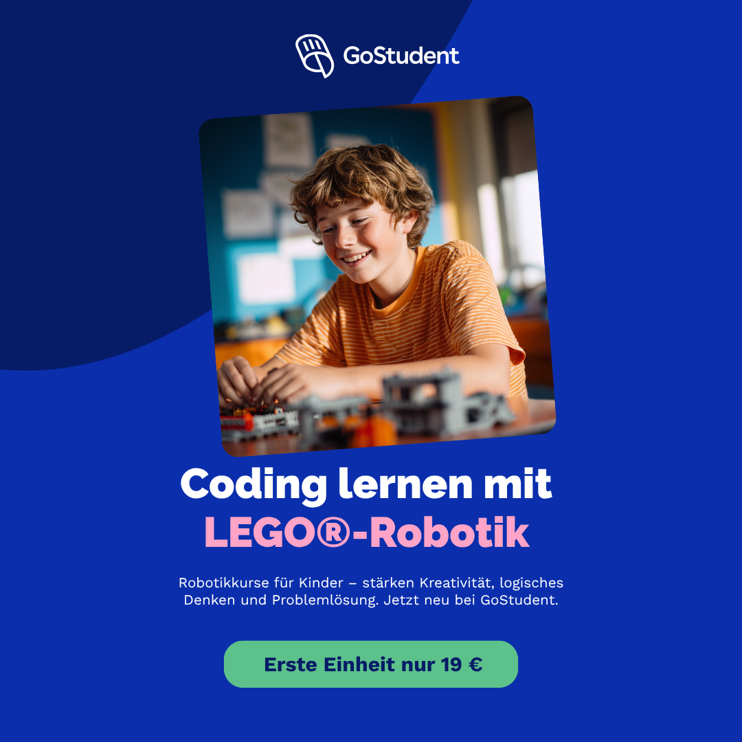 GoStudent Facebook ad: Probeeinheit buchen