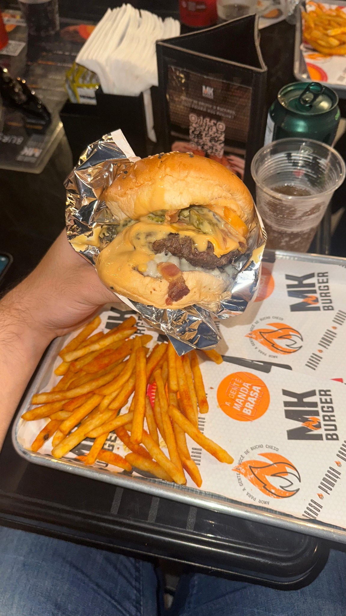 MK Burger Facebook ad
