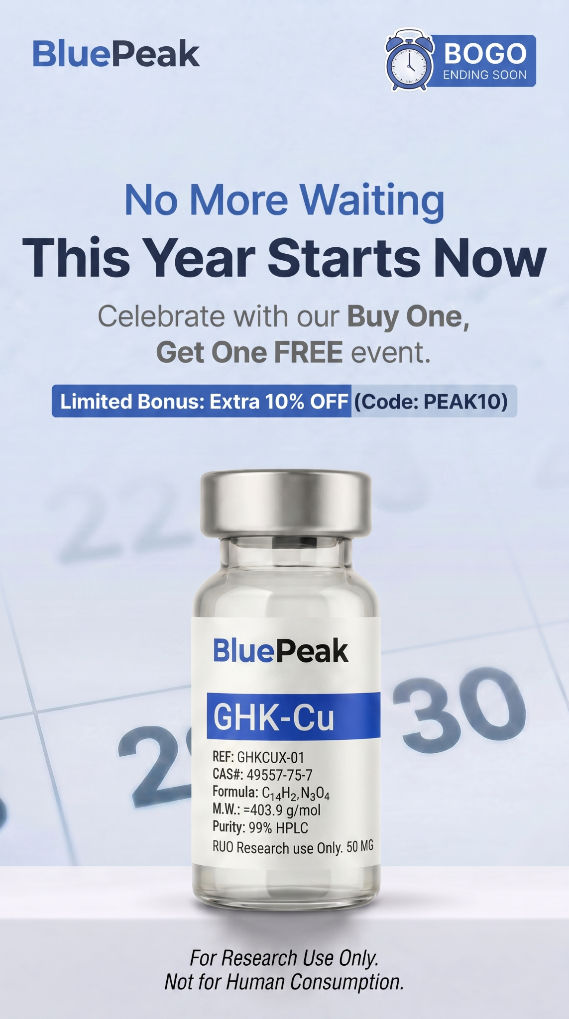 BluePeaked Facebook ad