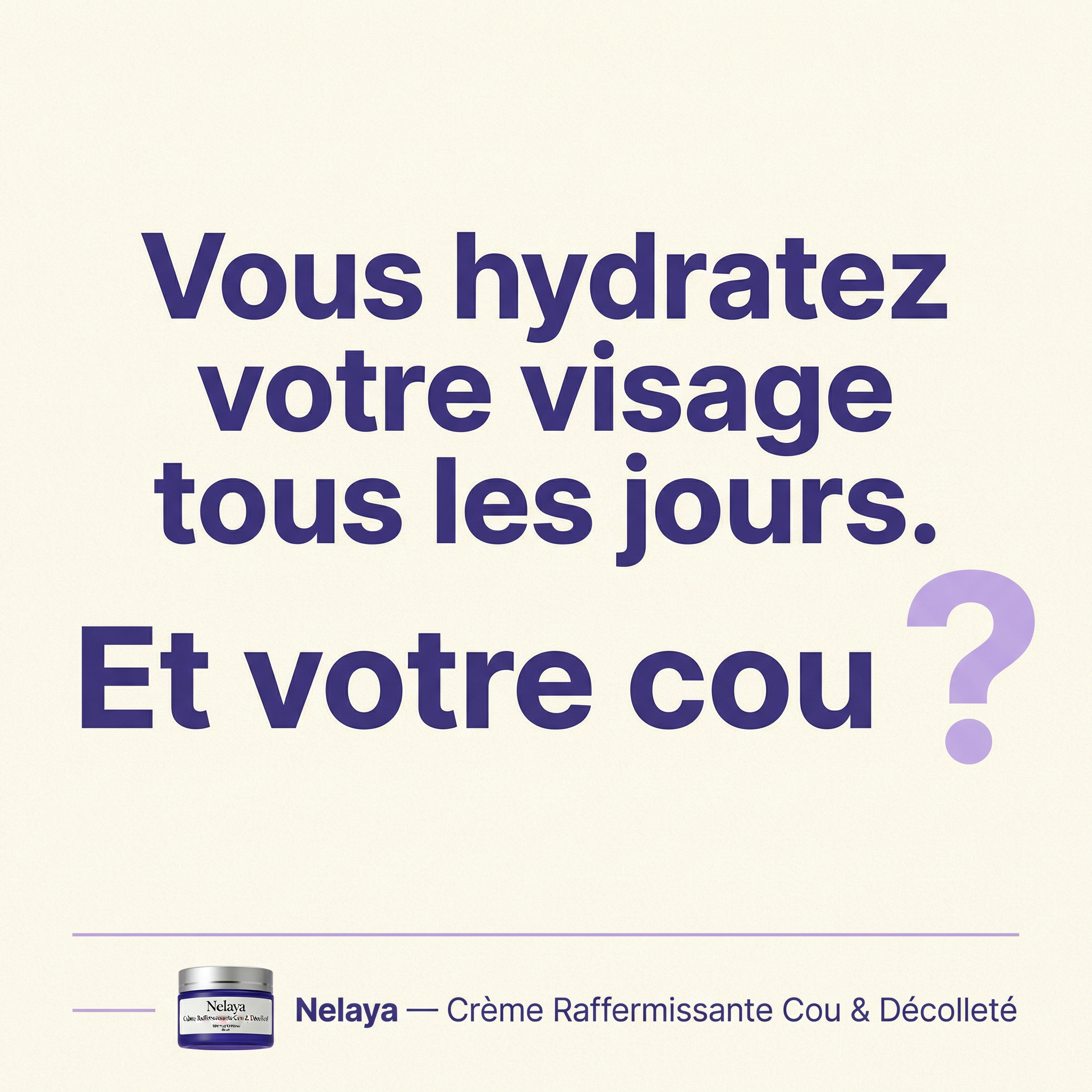 Nelaya Facebook ad: Retrouvez la fierté de porter vos décolletés préférés