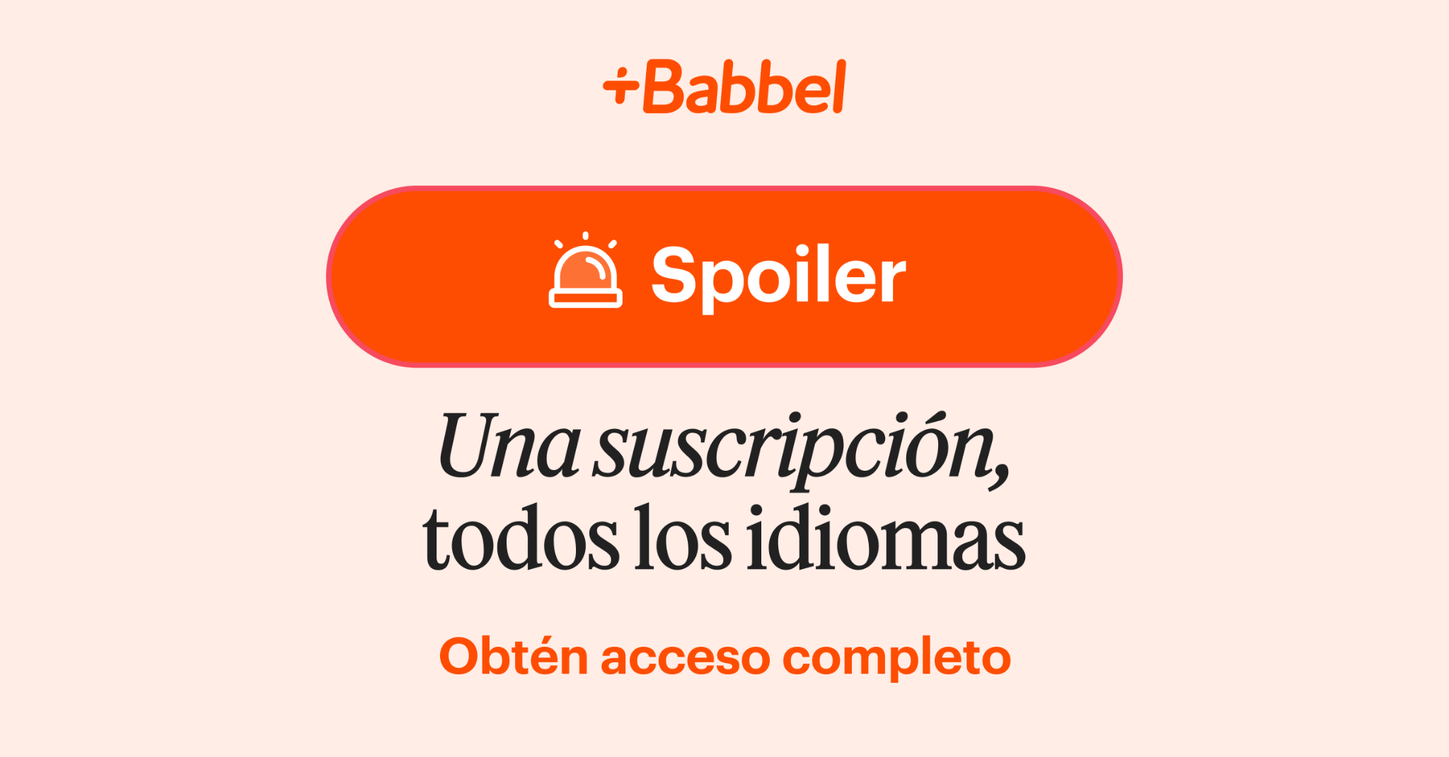 Babbel Facebook ad