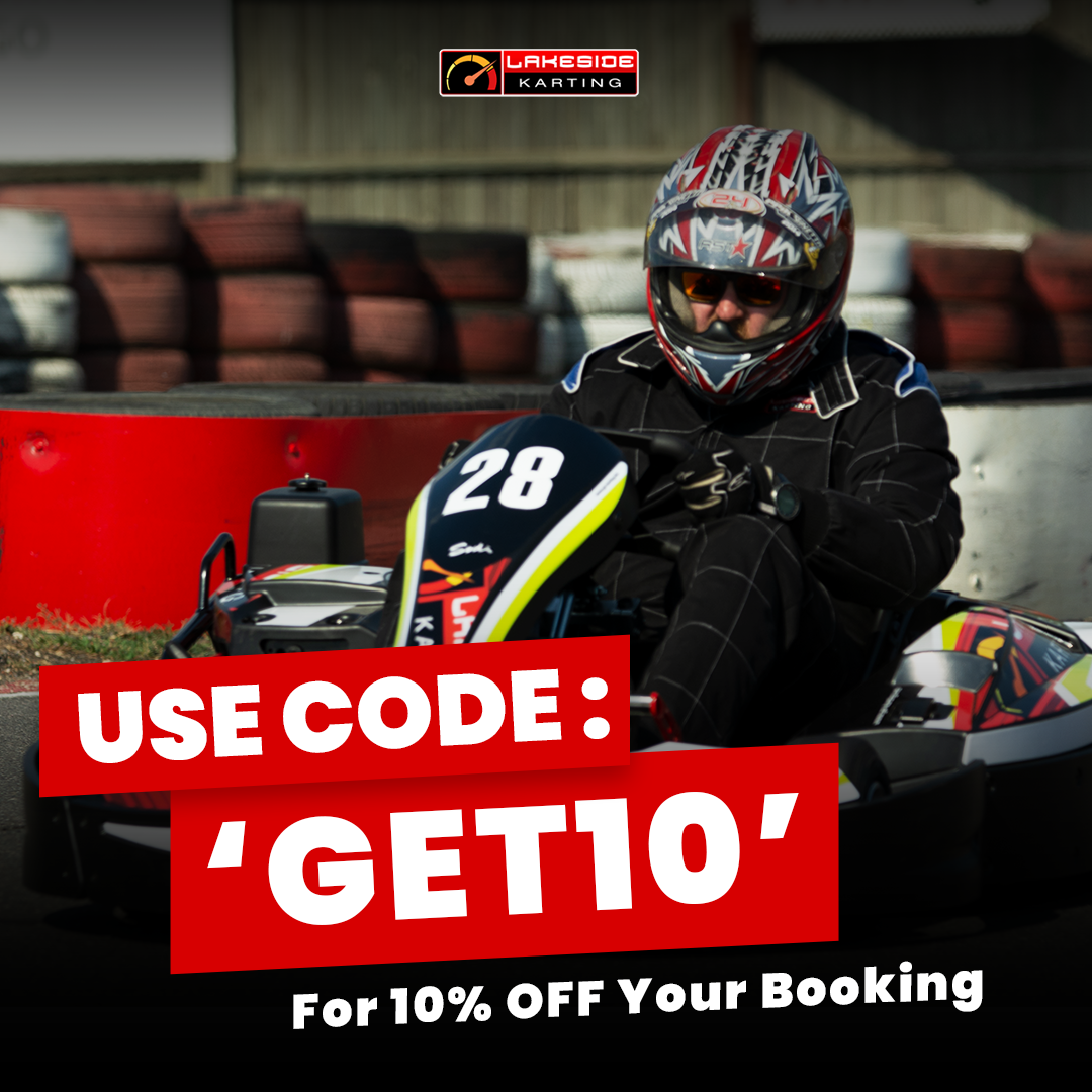 Lakeside Karting Facebook ad: YOU FOUND THE BEST GO KARTING EXPERIENCE