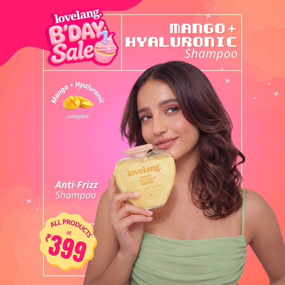 Lovelang Facebook ad: Shop Your Fav Shampoo at just ₹399 each…
