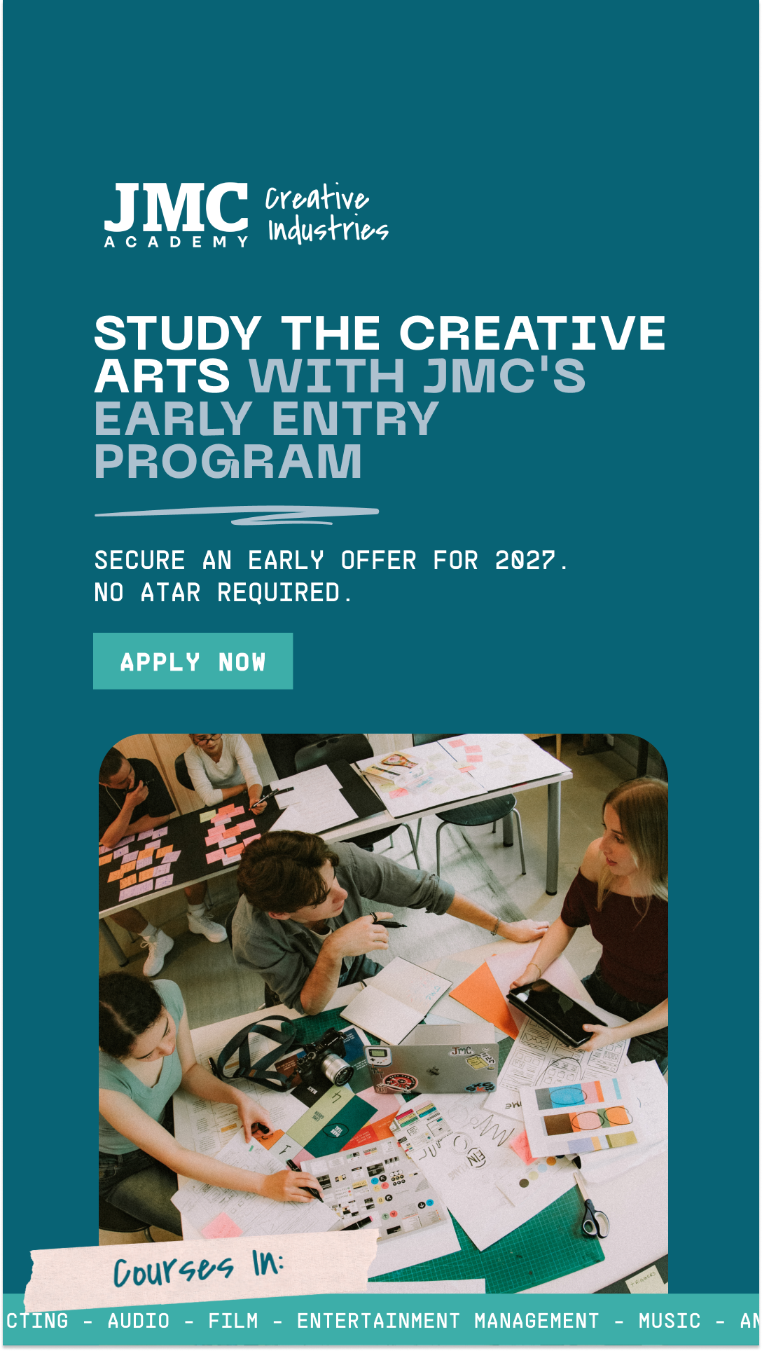 JMC Academy Facebook ad
