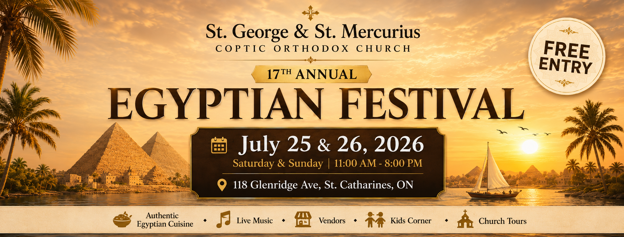 St. George and St. Mercurius Coptic Orthodox Church Facebook ad