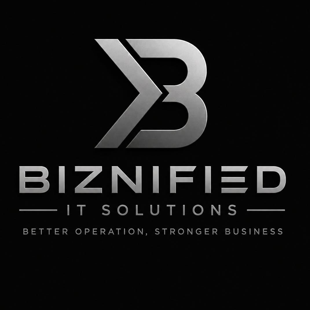 Biznified I.T Solutions Facebook ad: Business automation and digital transformation company…