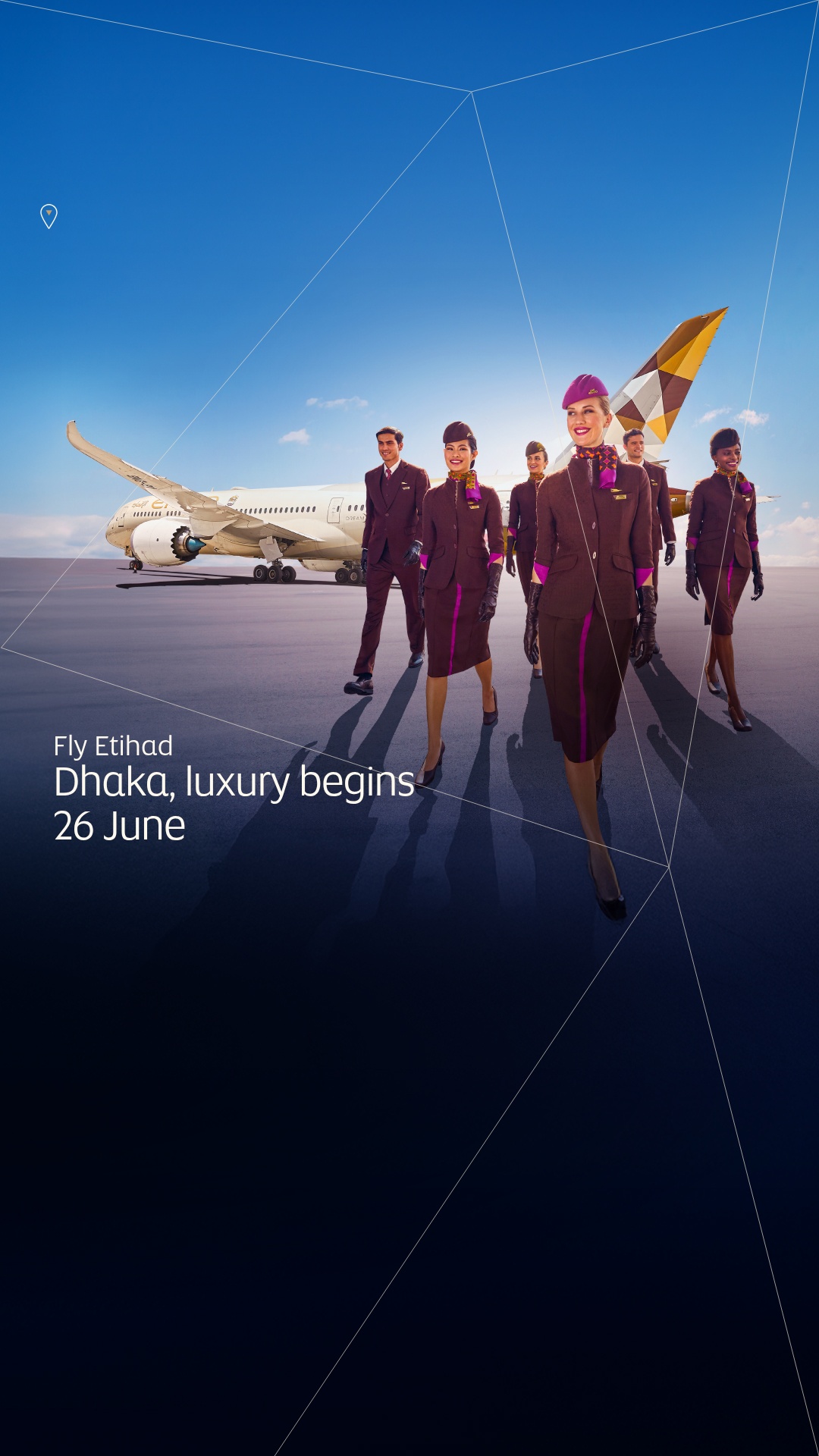 Etihad Airways Facebook ad