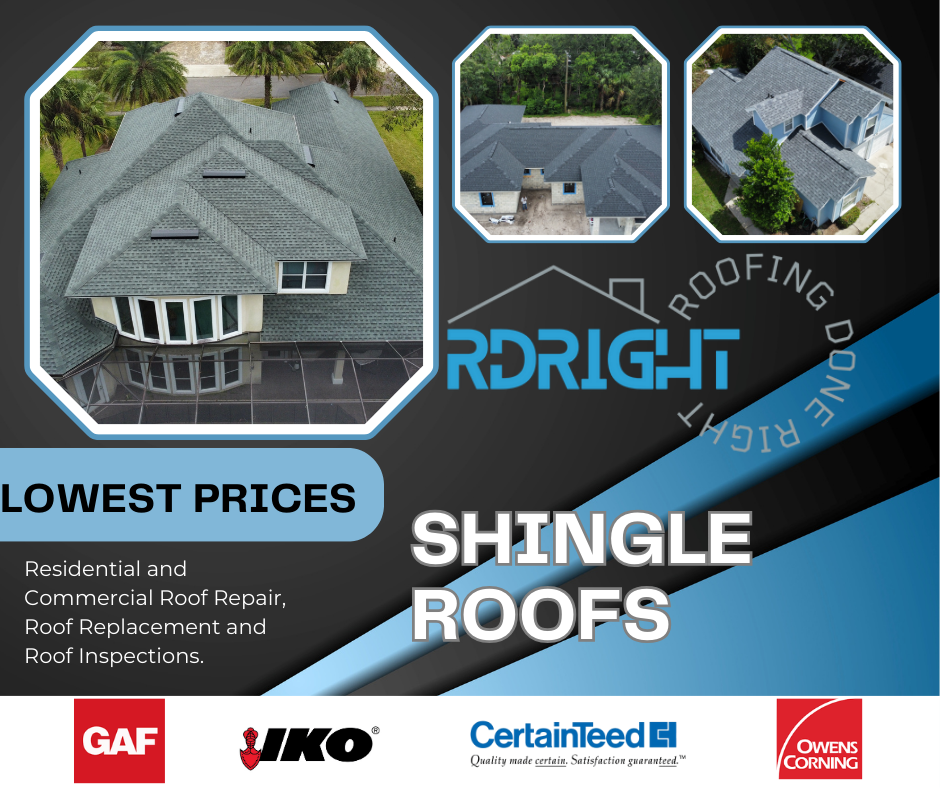 Roofing Done Right Facebook ad from Jun 7, 2024
