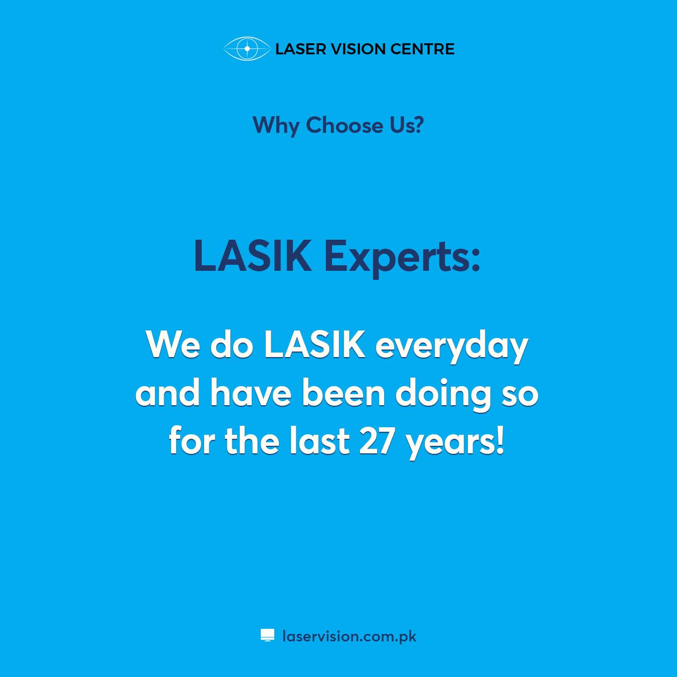 Laser Vision Centre Facebook ad