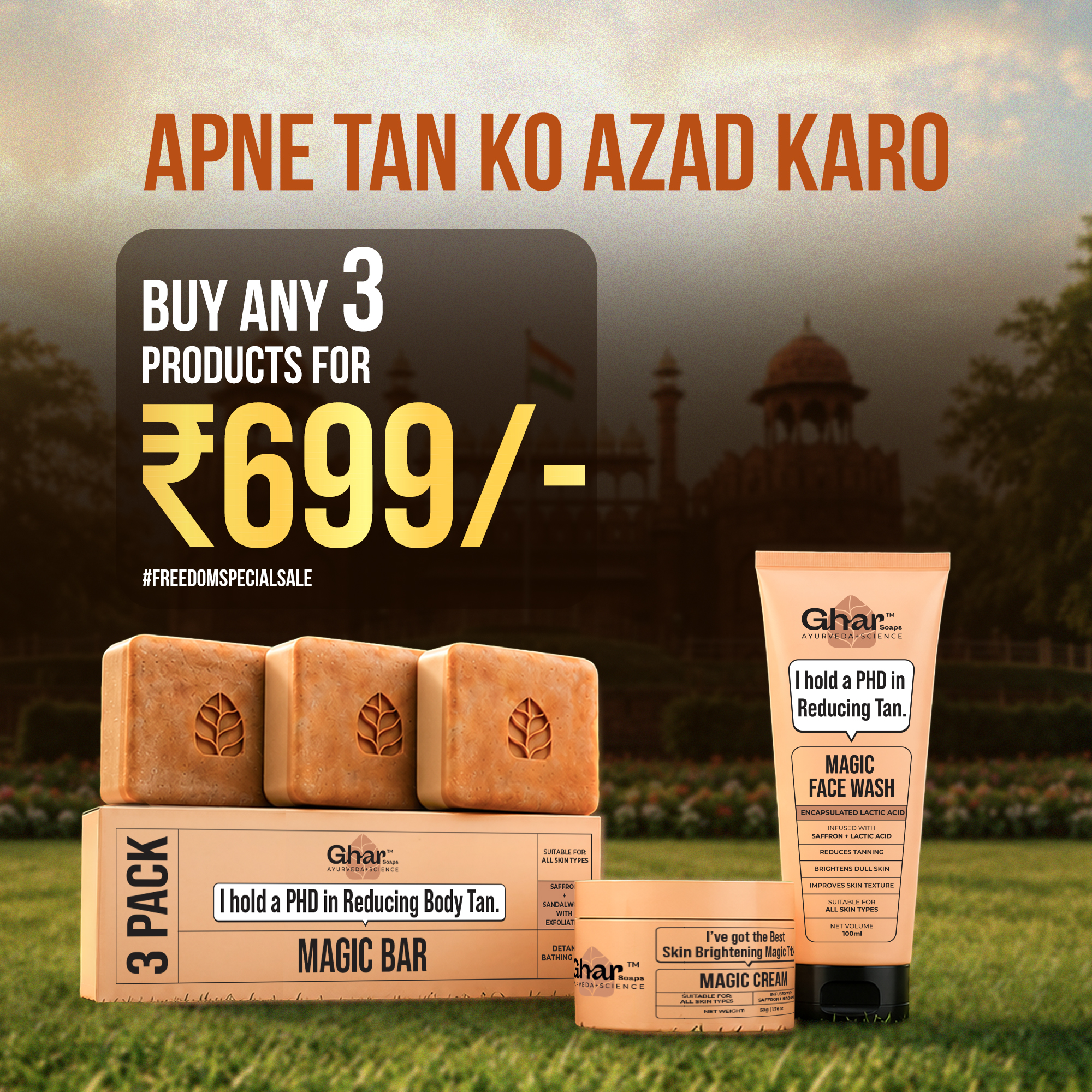 The Ghar Soaps Facebook ad
