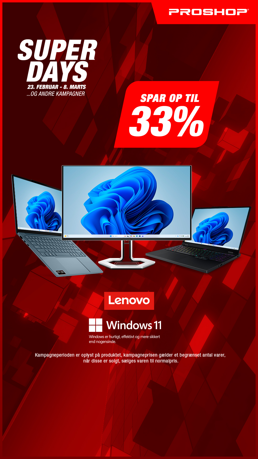Proshop Facebook ad