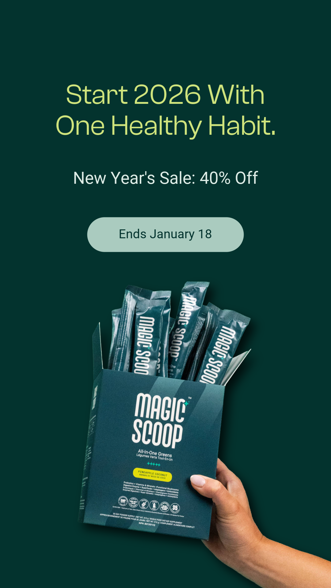 Magic Scoop Facebook ad