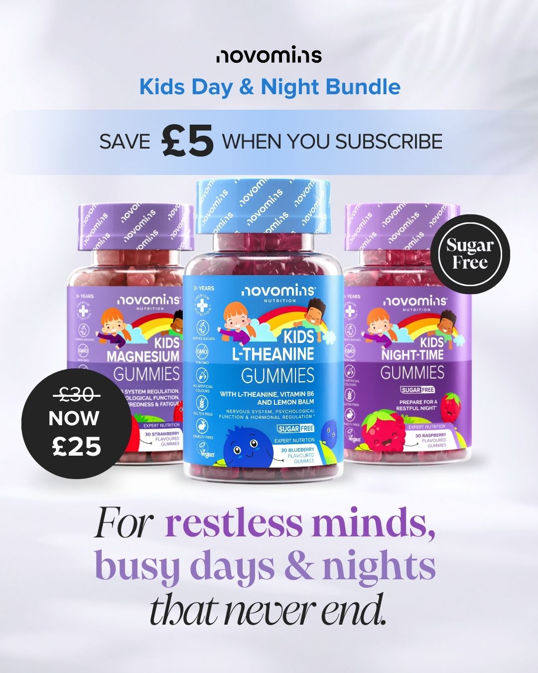 Novomins Nutrition Facebook ad