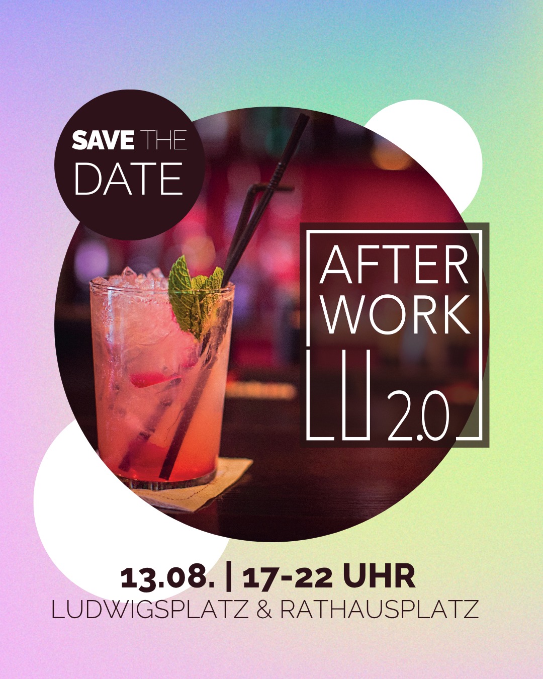 Ludwigshafen Stadtmarketing Facebook ad: After Work am 13.08.