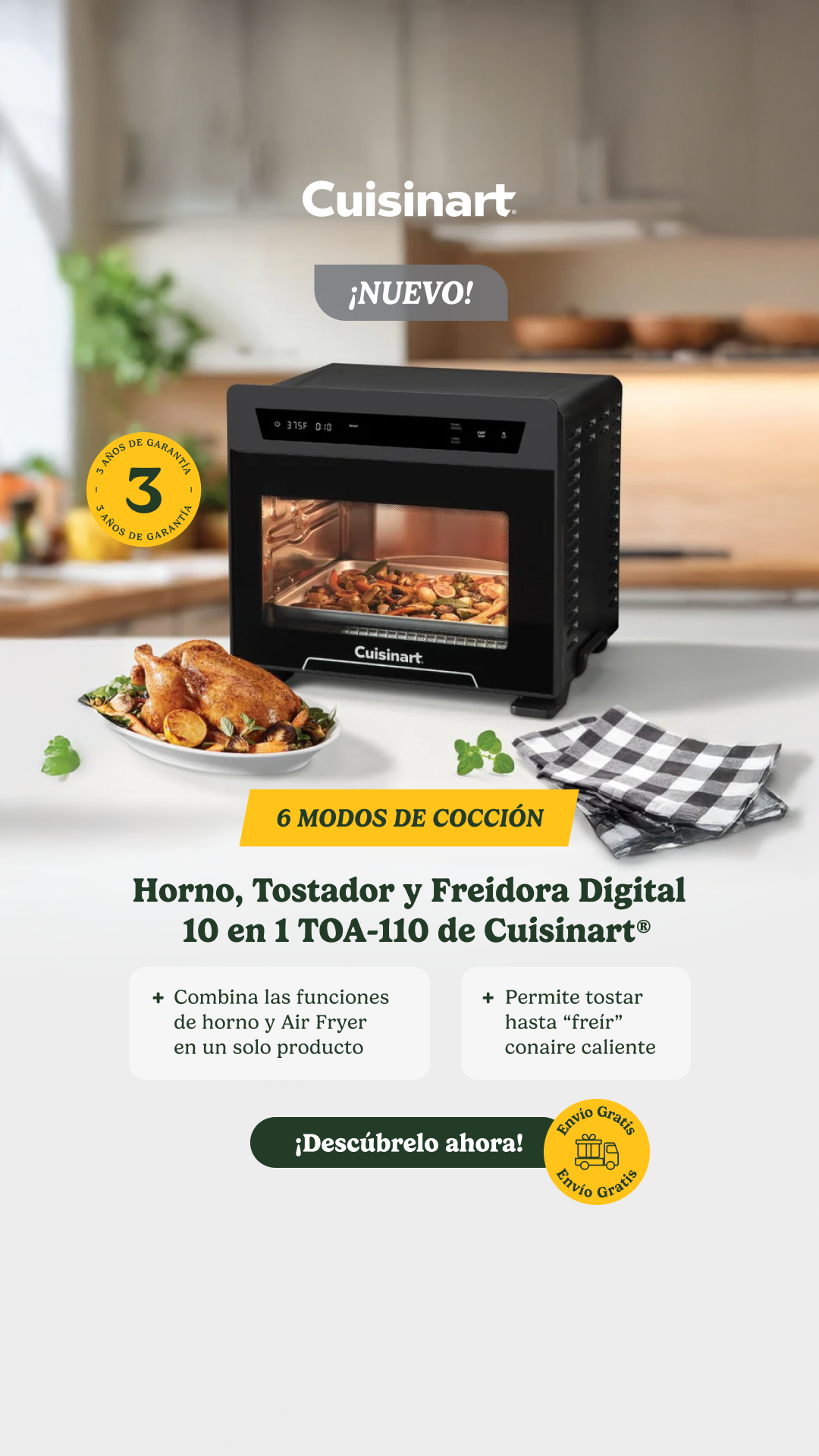 Cuisinart Latinoamérica Facebook ad from Dec 11, 2025