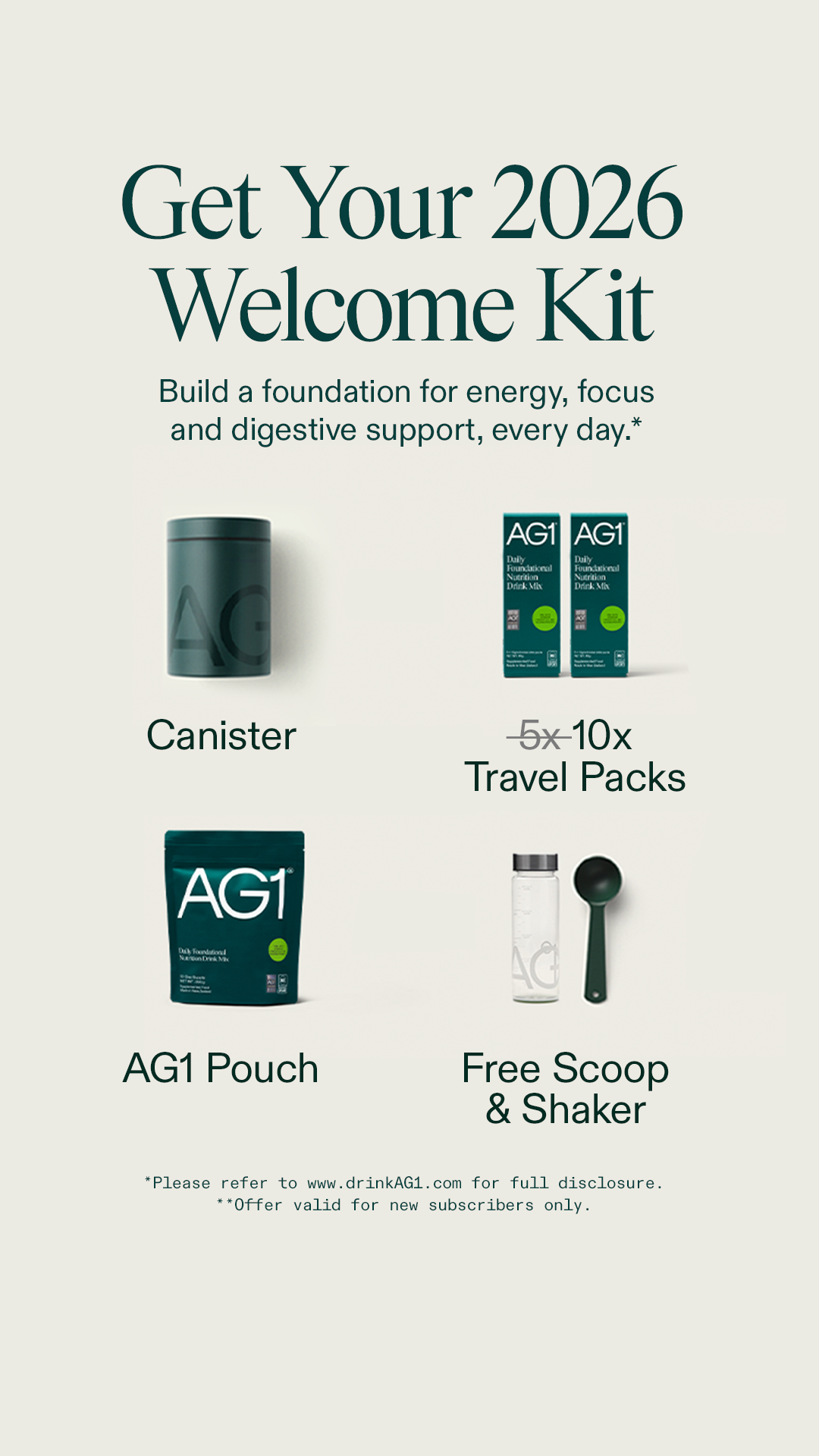 AG1 by Athletic Greens Facebook ad