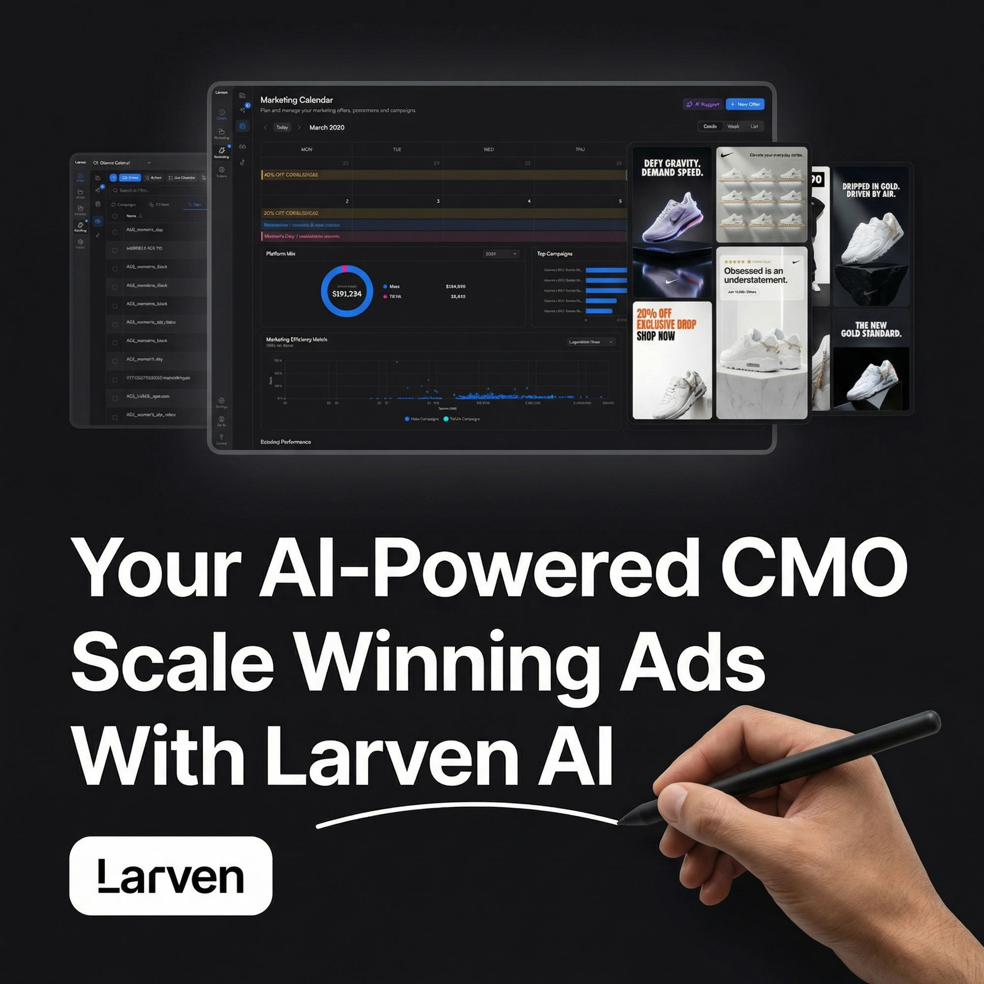 Larven AI Facebook ad