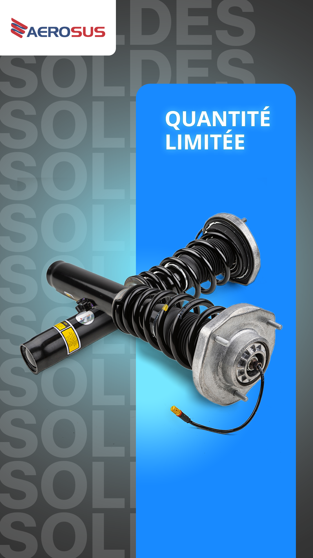Aerosus.fr Facebook ad from Mar 24, 2025