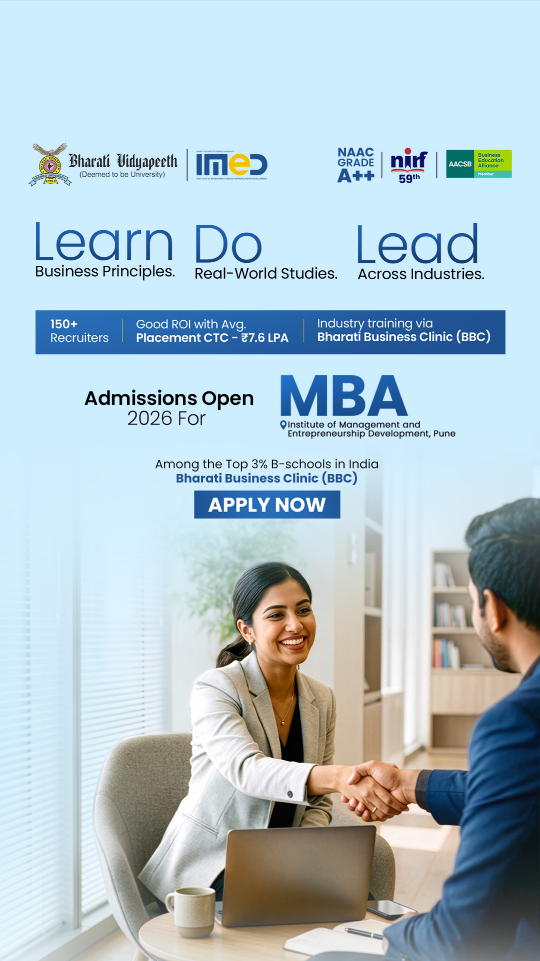 Bharati Vidyapeeth / Bharati Vidyapeeth Deemed University Facebook ad from Jun 9, 2026