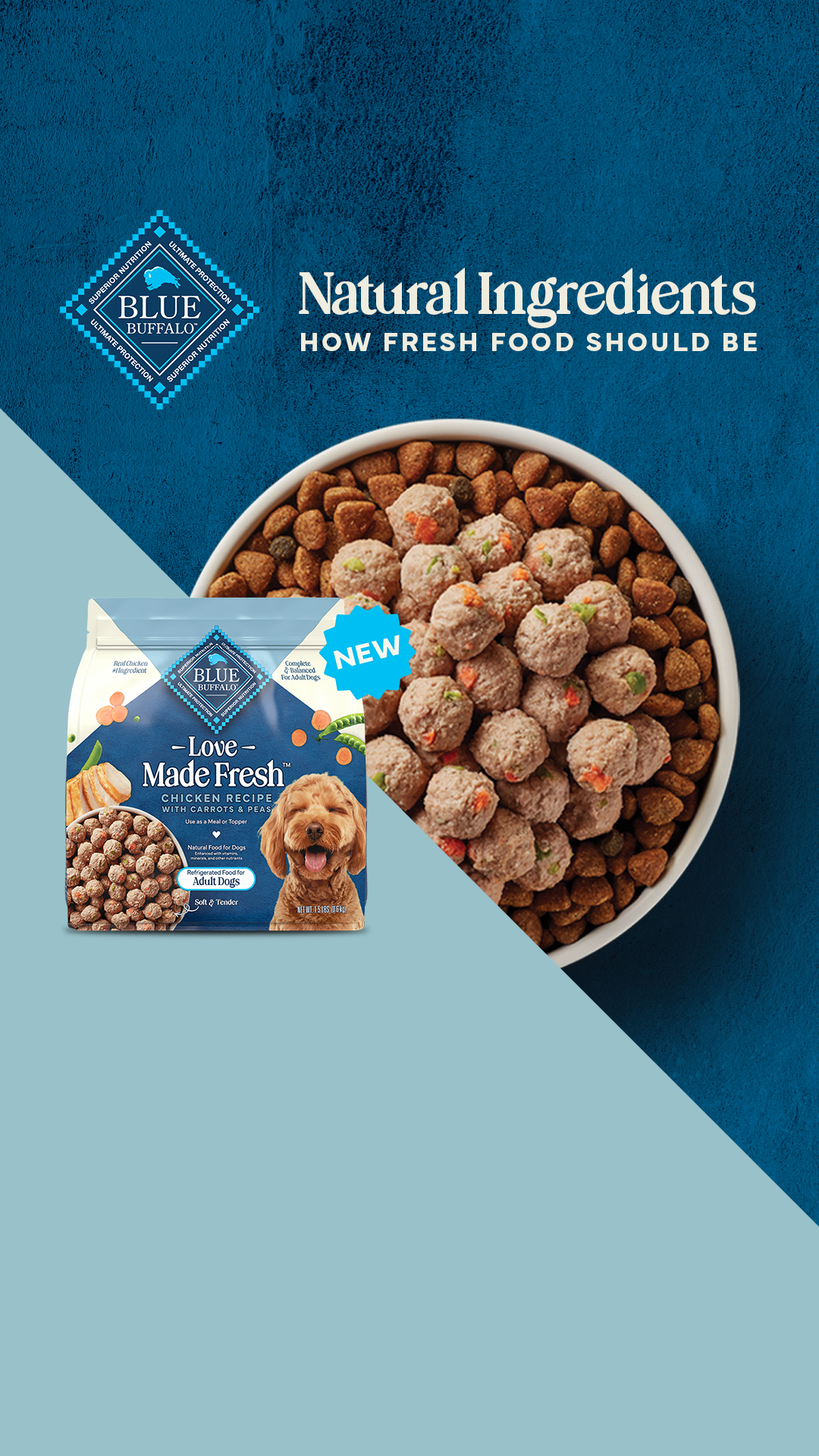 Blue Buffalo Facebook ad