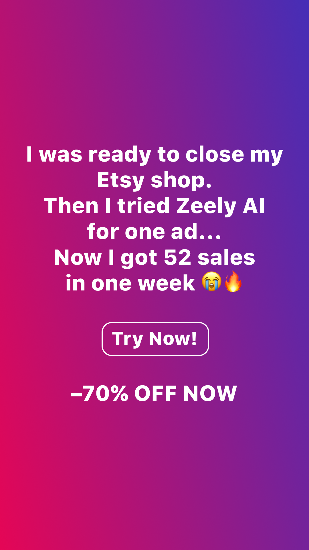 Zeely Facebook ad