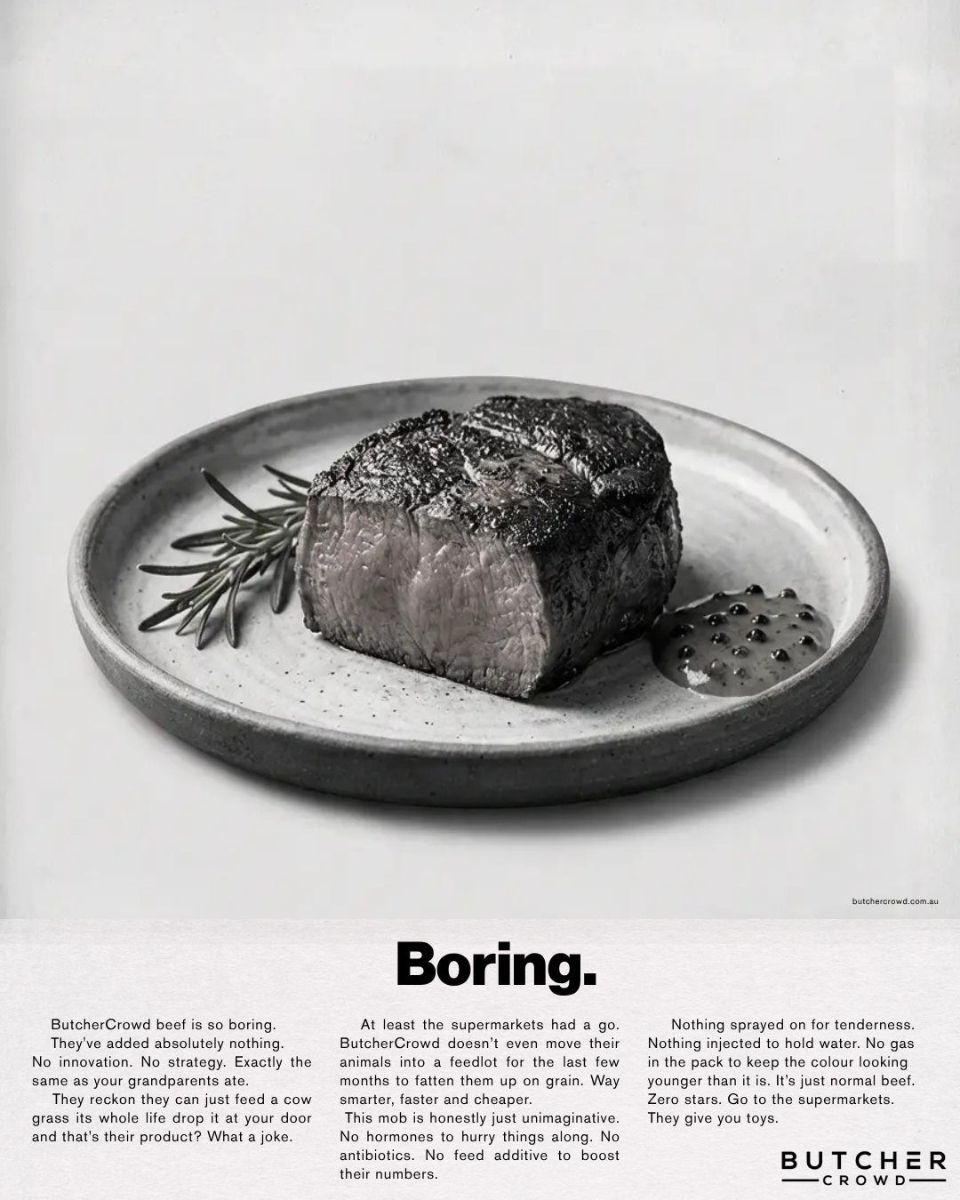 ButcherCrowd Facebook ad