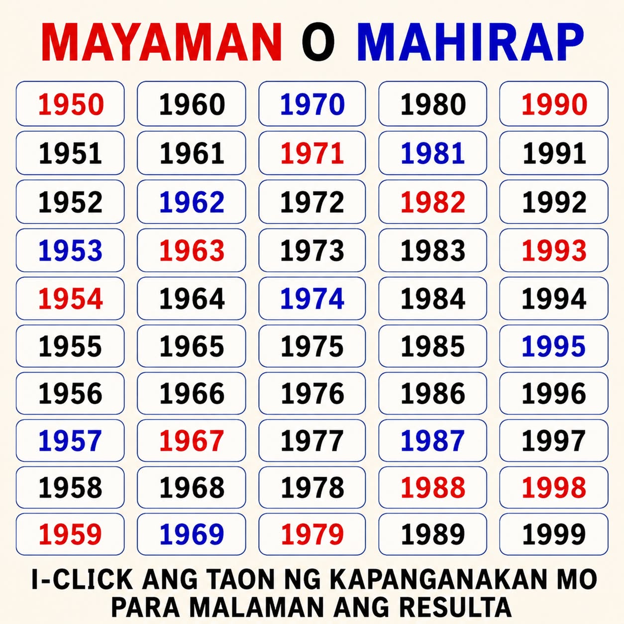 Astrology PH Facebook ad: Piliin ang iyong edad >>>