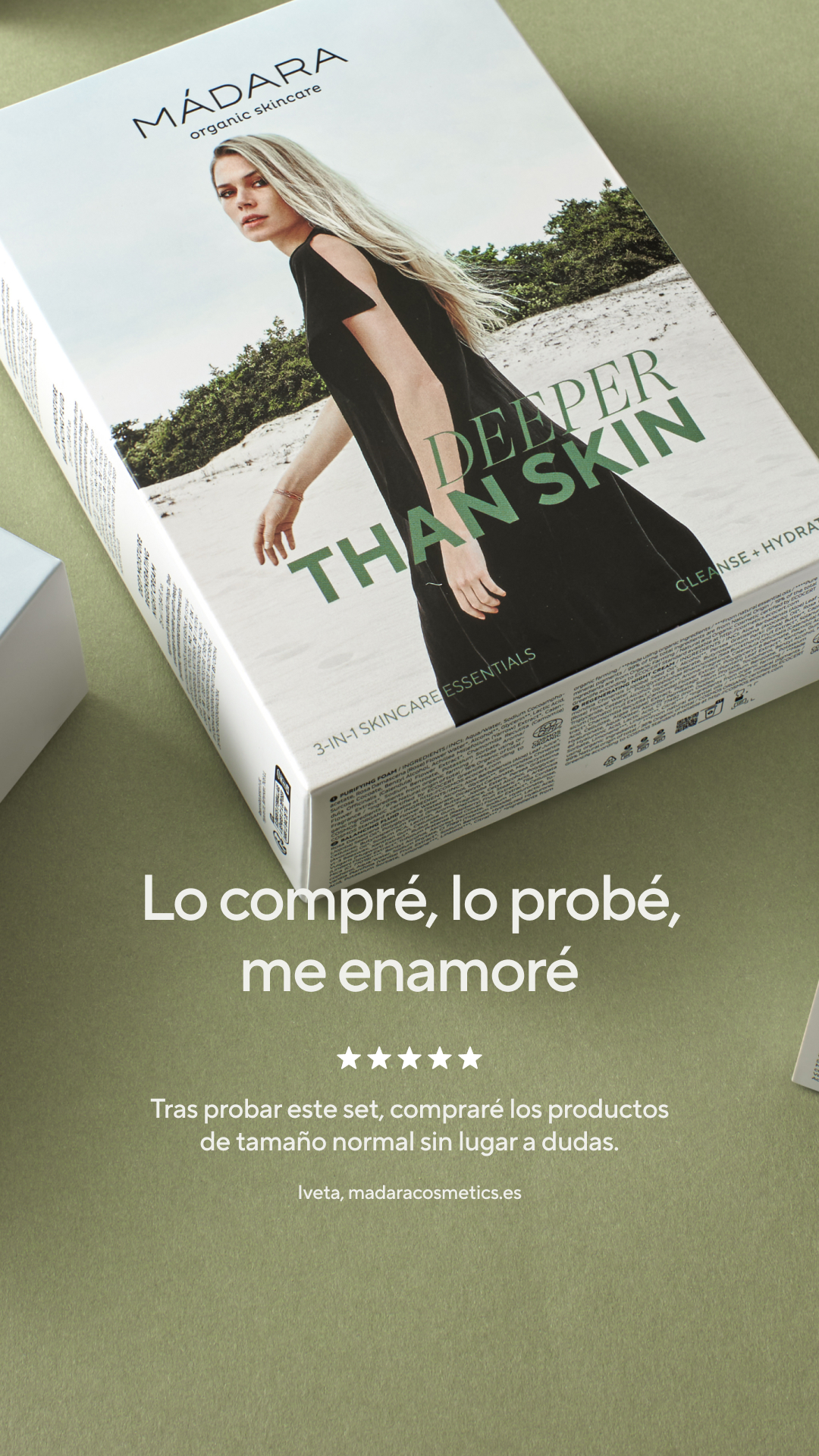 Mádara Organic Skincare Facebook ad
