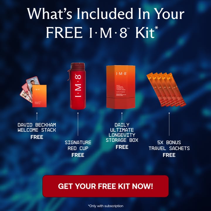 IM8 Facebook ad: Longevity Starts at the Cellular Level