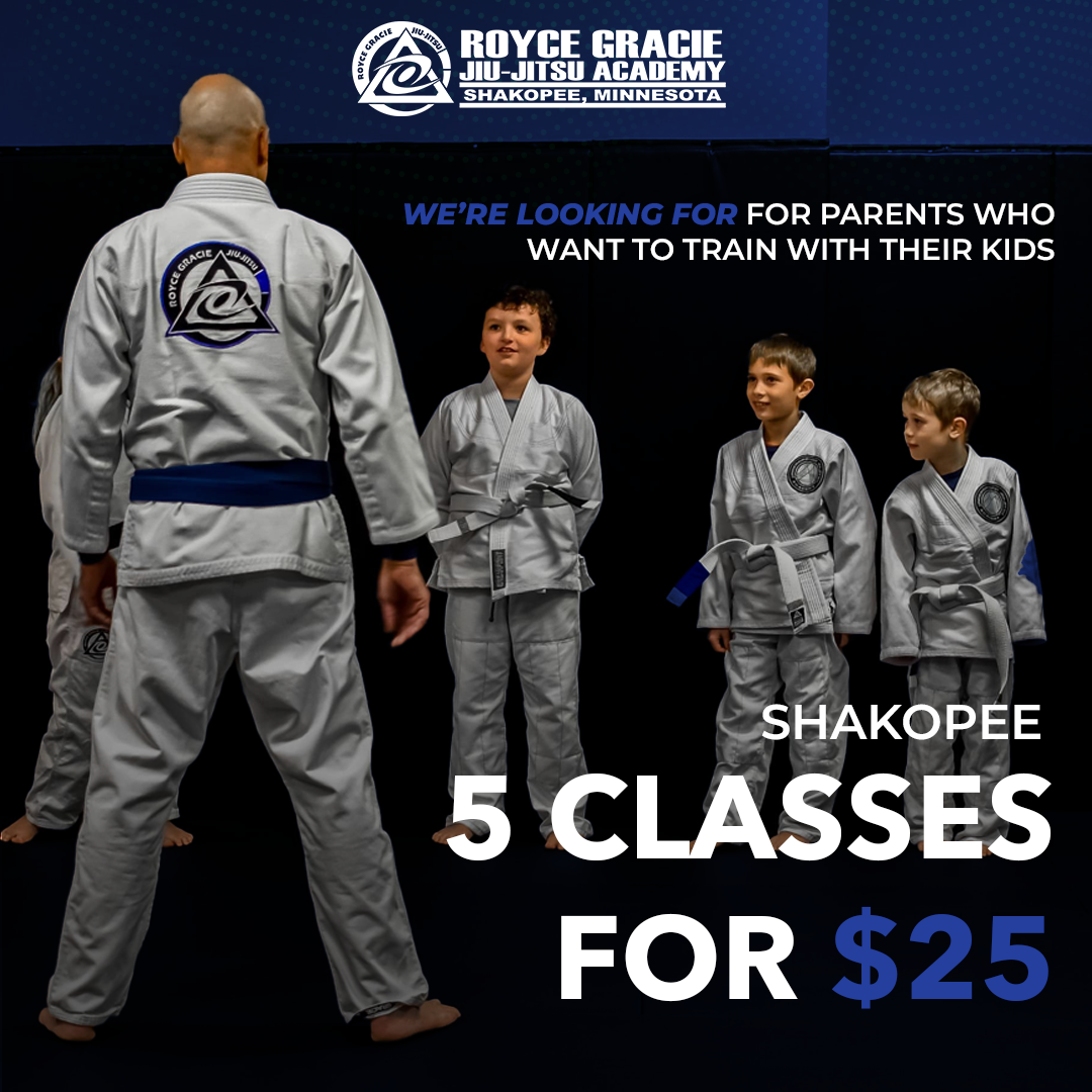 Royce Gracie Jiu Jitsu Academy Shakopee, MN Facebook ad from Feb 16, 2026