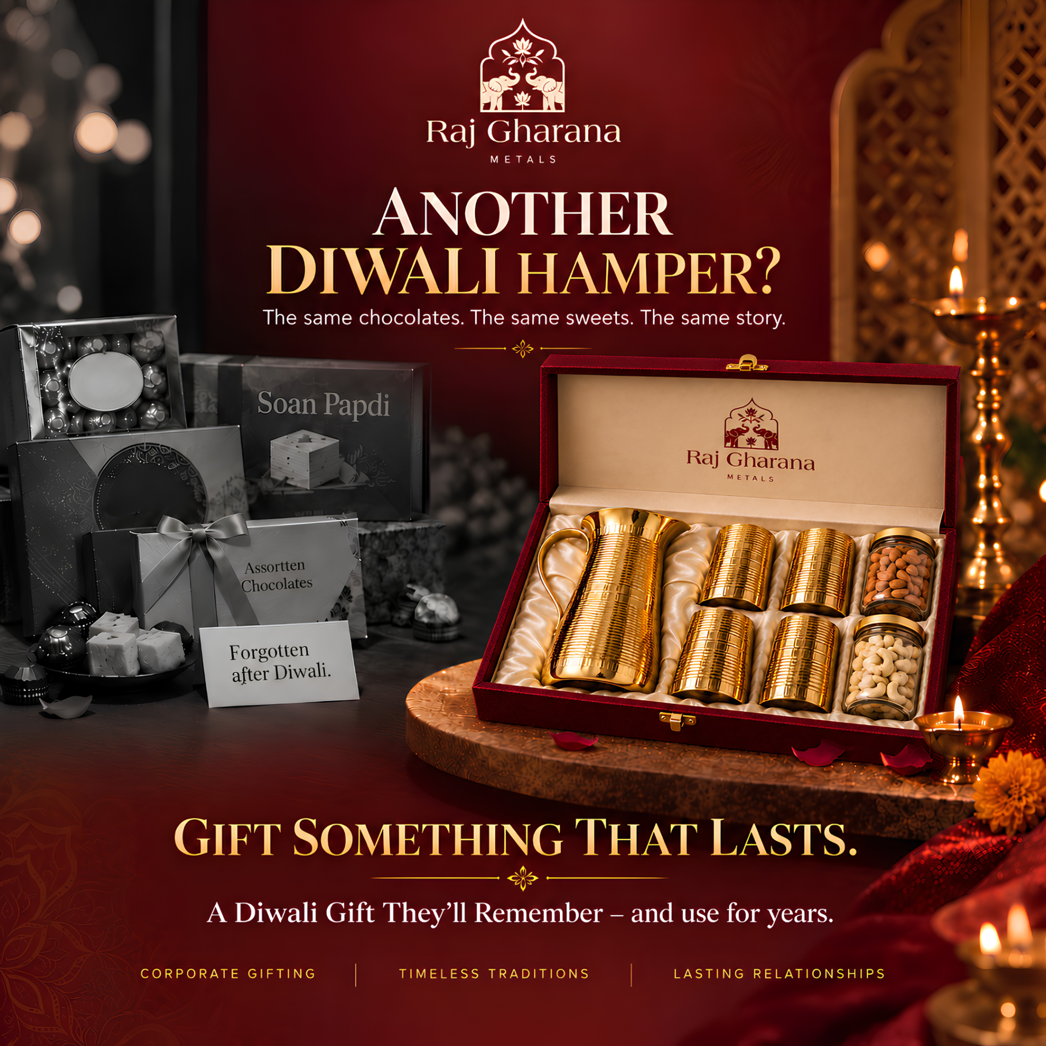 Raj Gharana Metals Facebook ad: Another Diwali hamper?