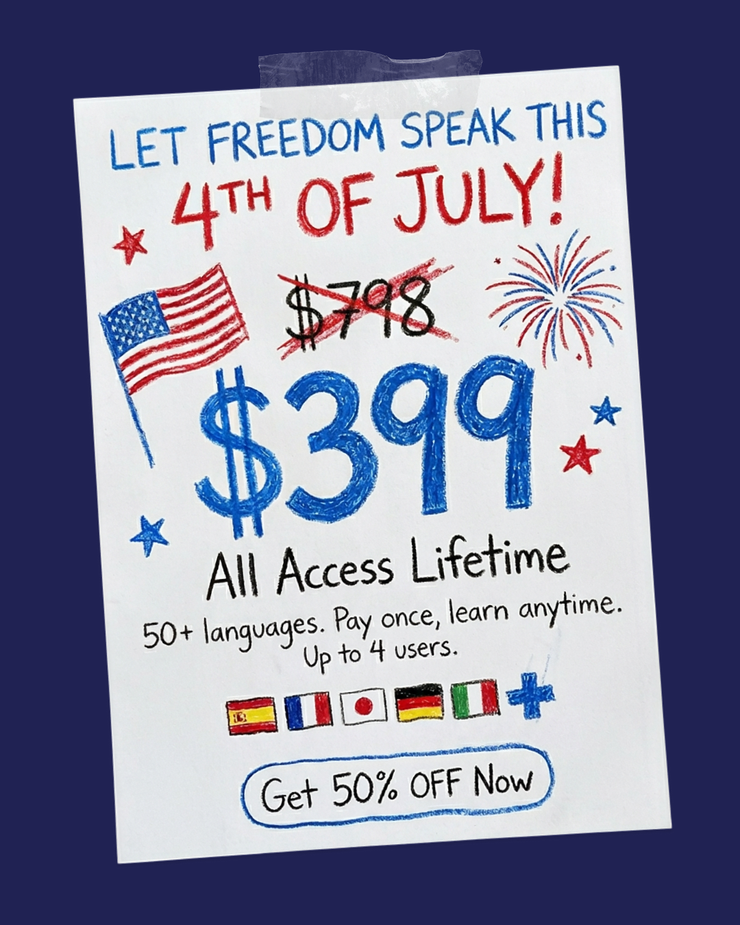 Pimsleur Language Programs Facebook ad