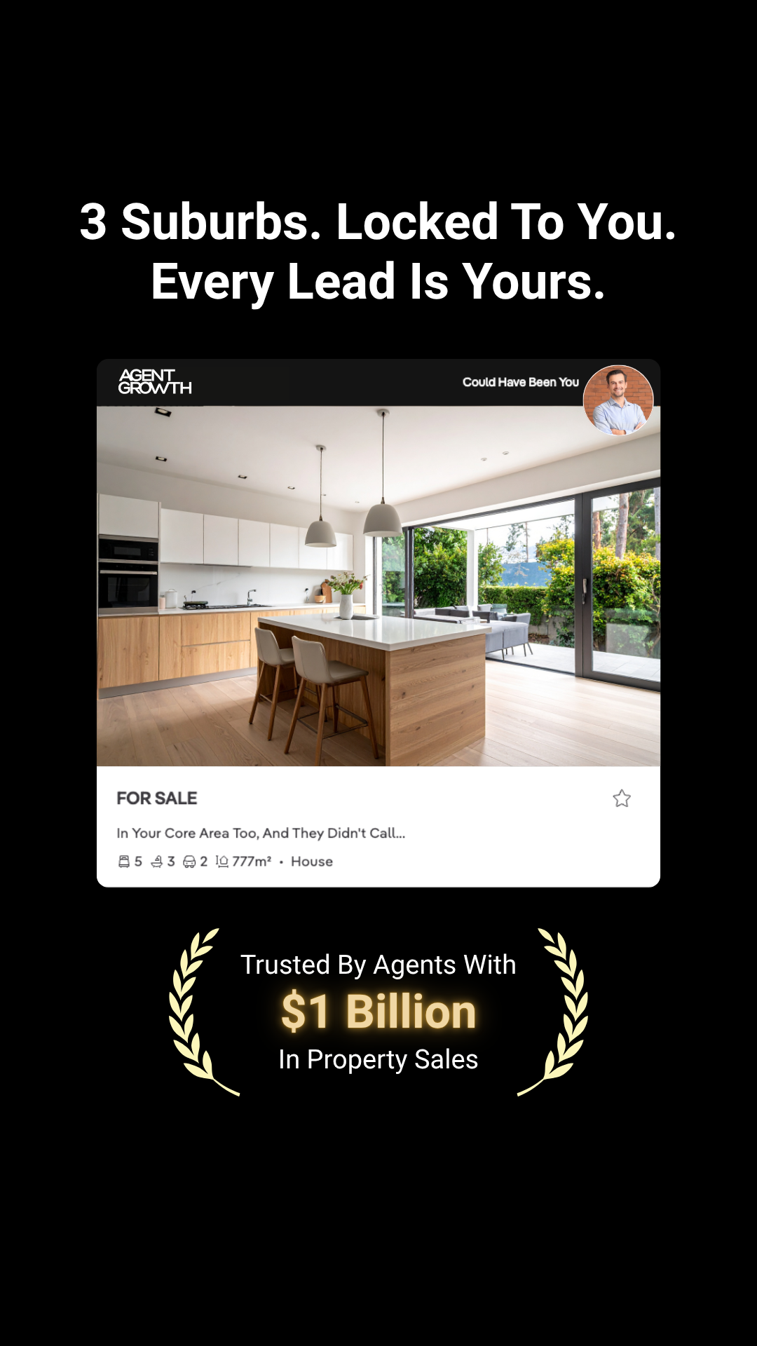 Agent Growth Facebook ad from May 14, 2026