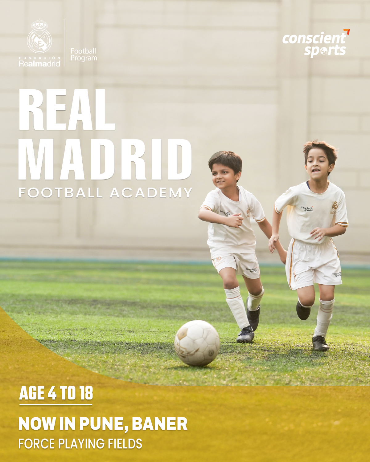 RMF India - Partner Conscient Sports Facebook ad