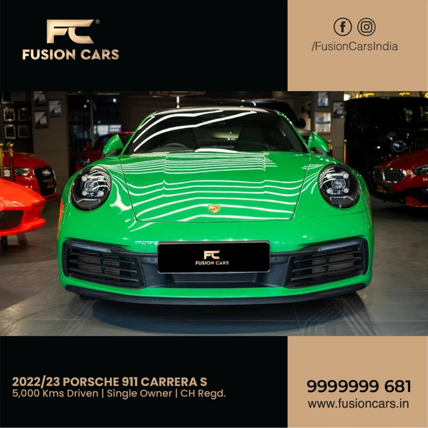 Fusion Cars Facebook ad