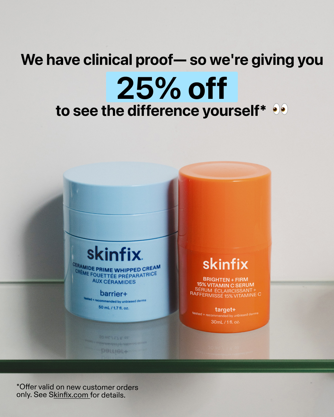 Skinfix Inc. Facebook ad