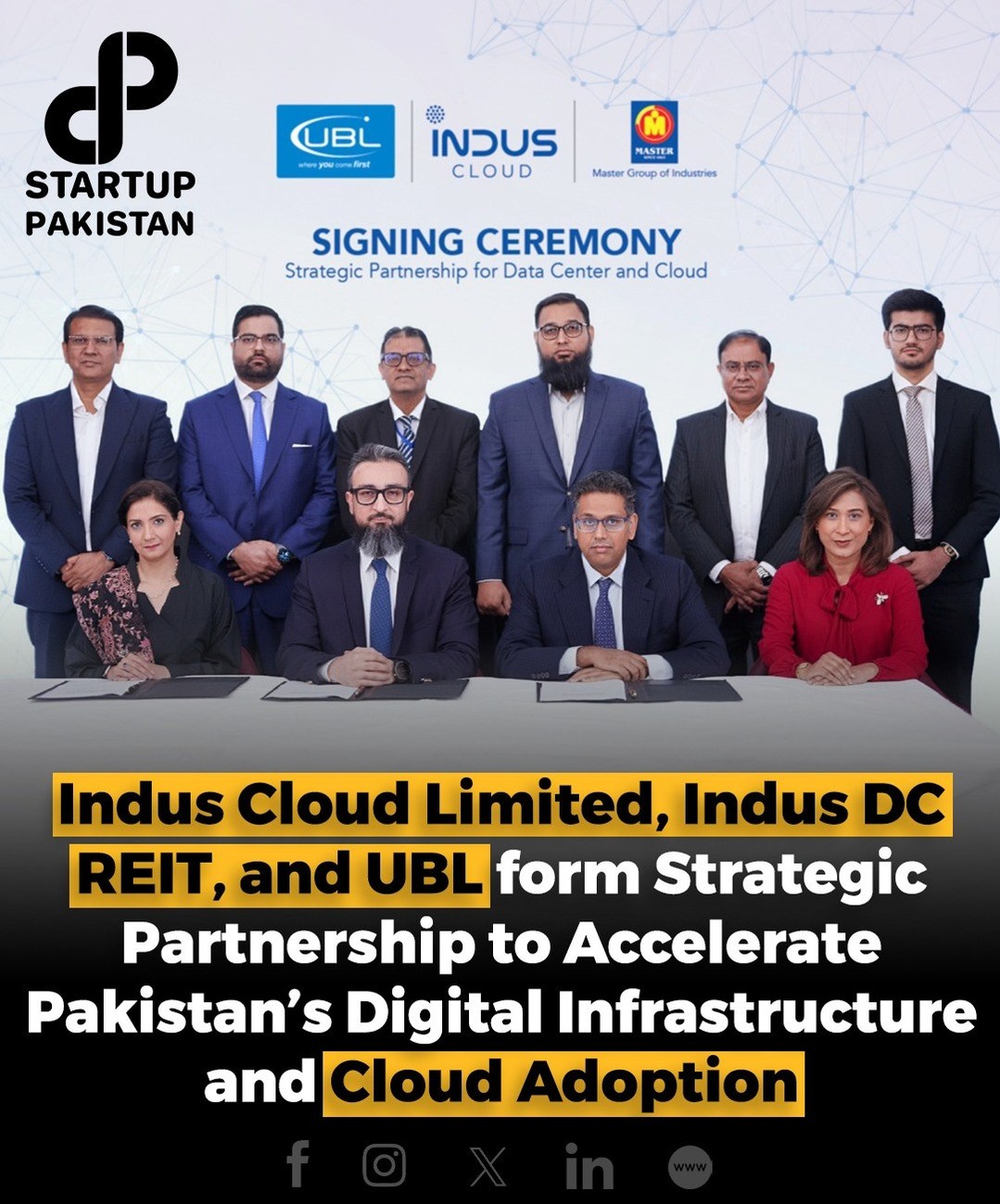 Startup Pakistan Recorder Facebook ad: @induscloudpk, Indus DC REIT, and @ubldigital announced a…