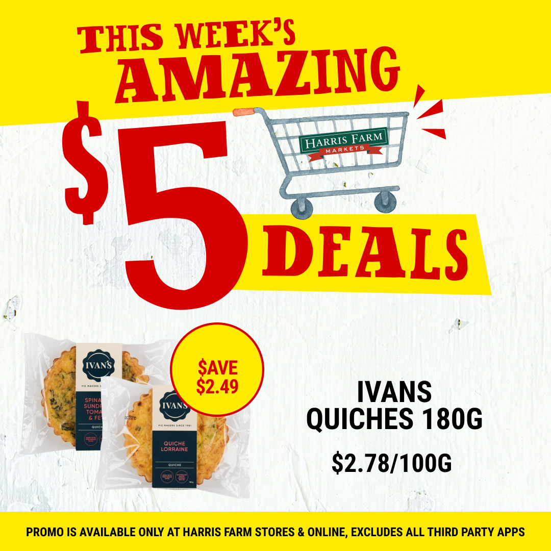 Harris Farm Markets Facebook ad: $5 Deals. Ends 29 Sep 2026