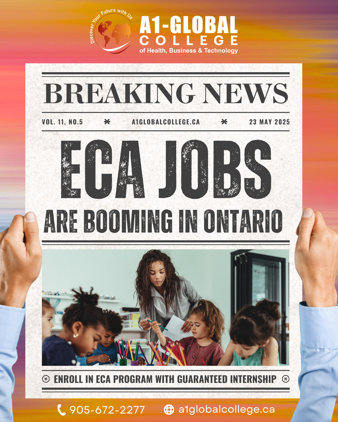 A1-Global College of Health, Business & Technology - Mississauga Facebook ad