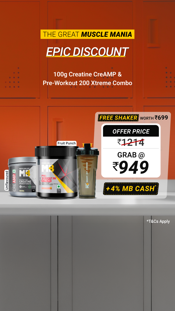 MuscleBlaze Facebook ad