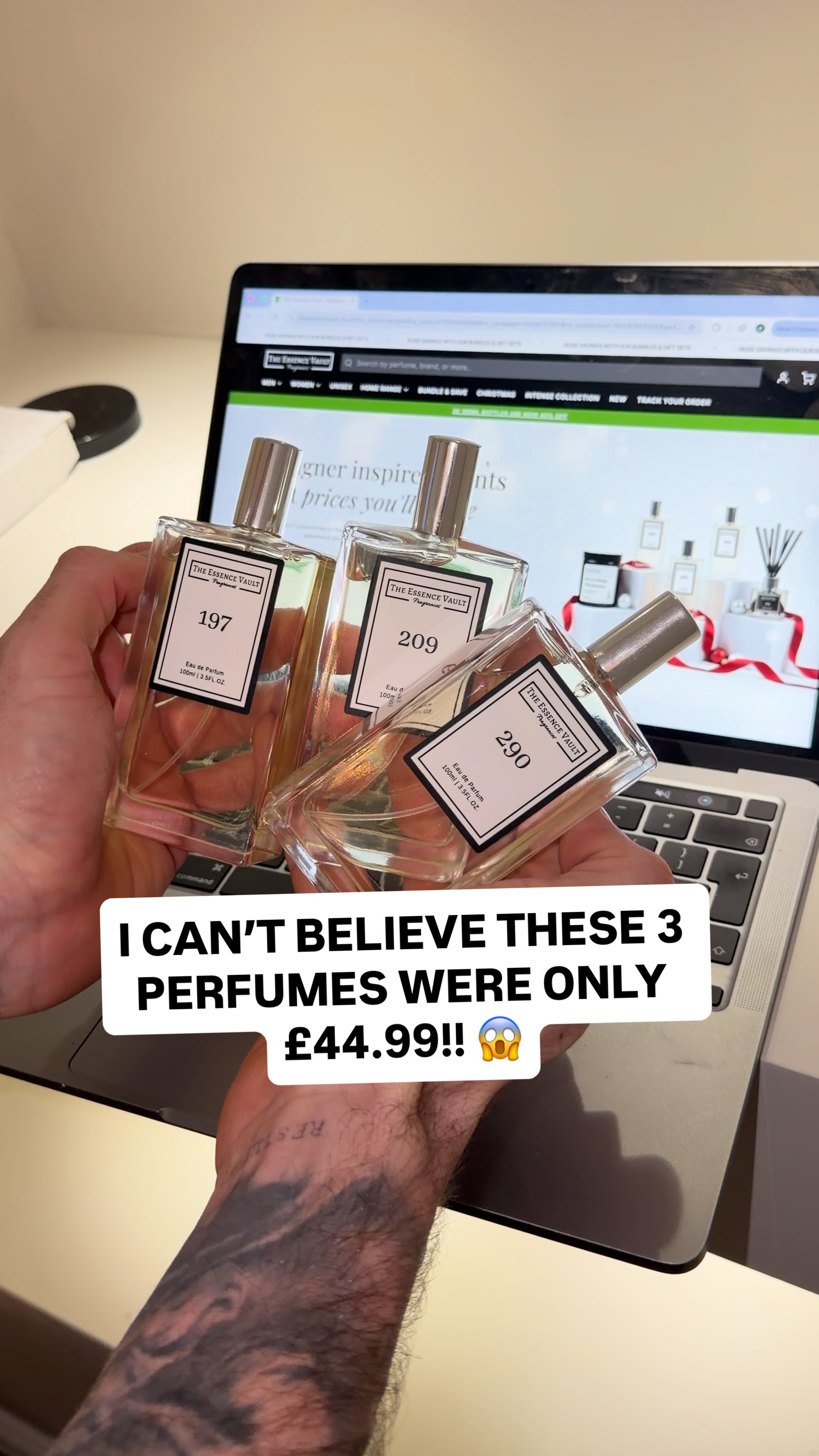The Essence Vault Facebook ad