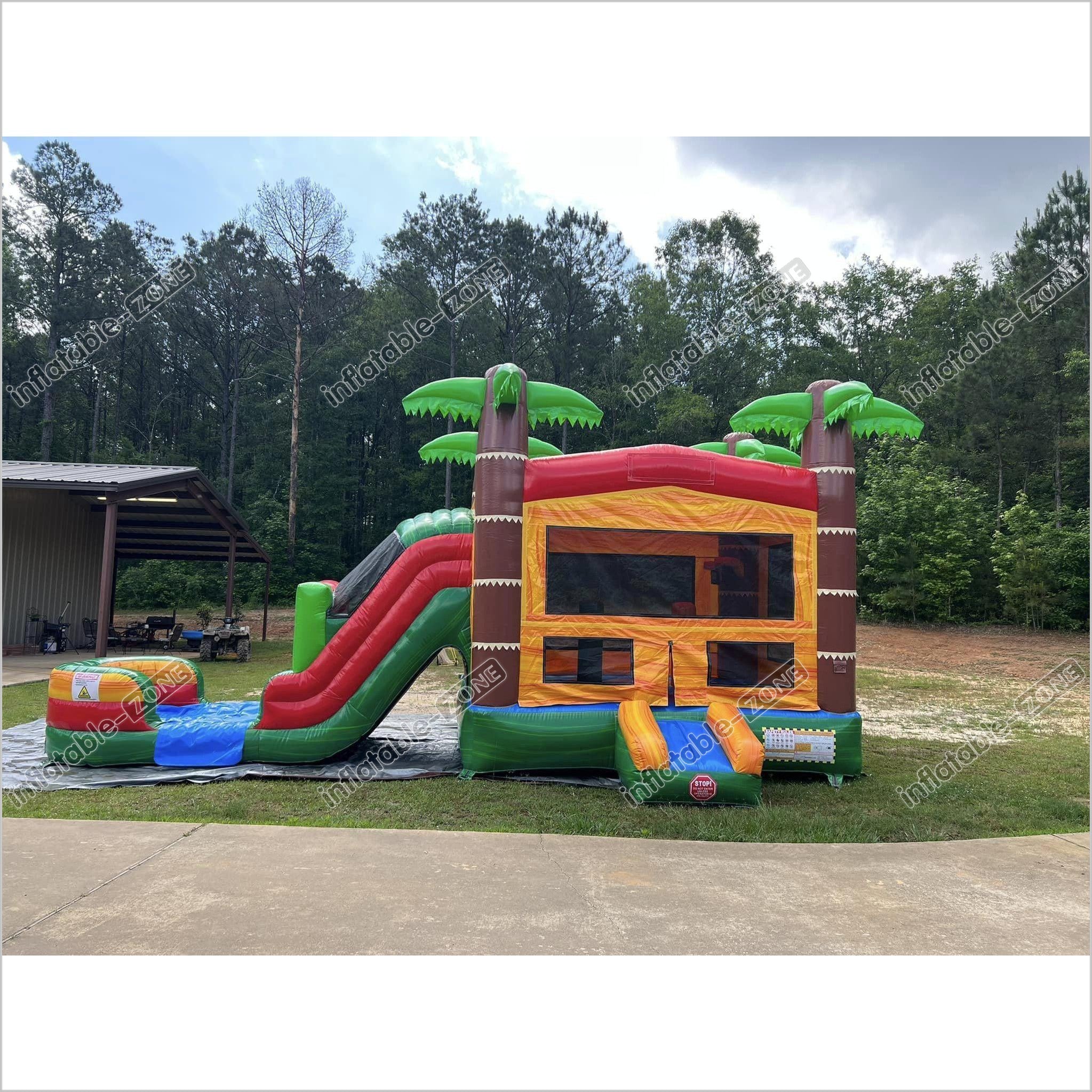 Inflatable Zone Facebook ad: Time to get something you love Get 10%…