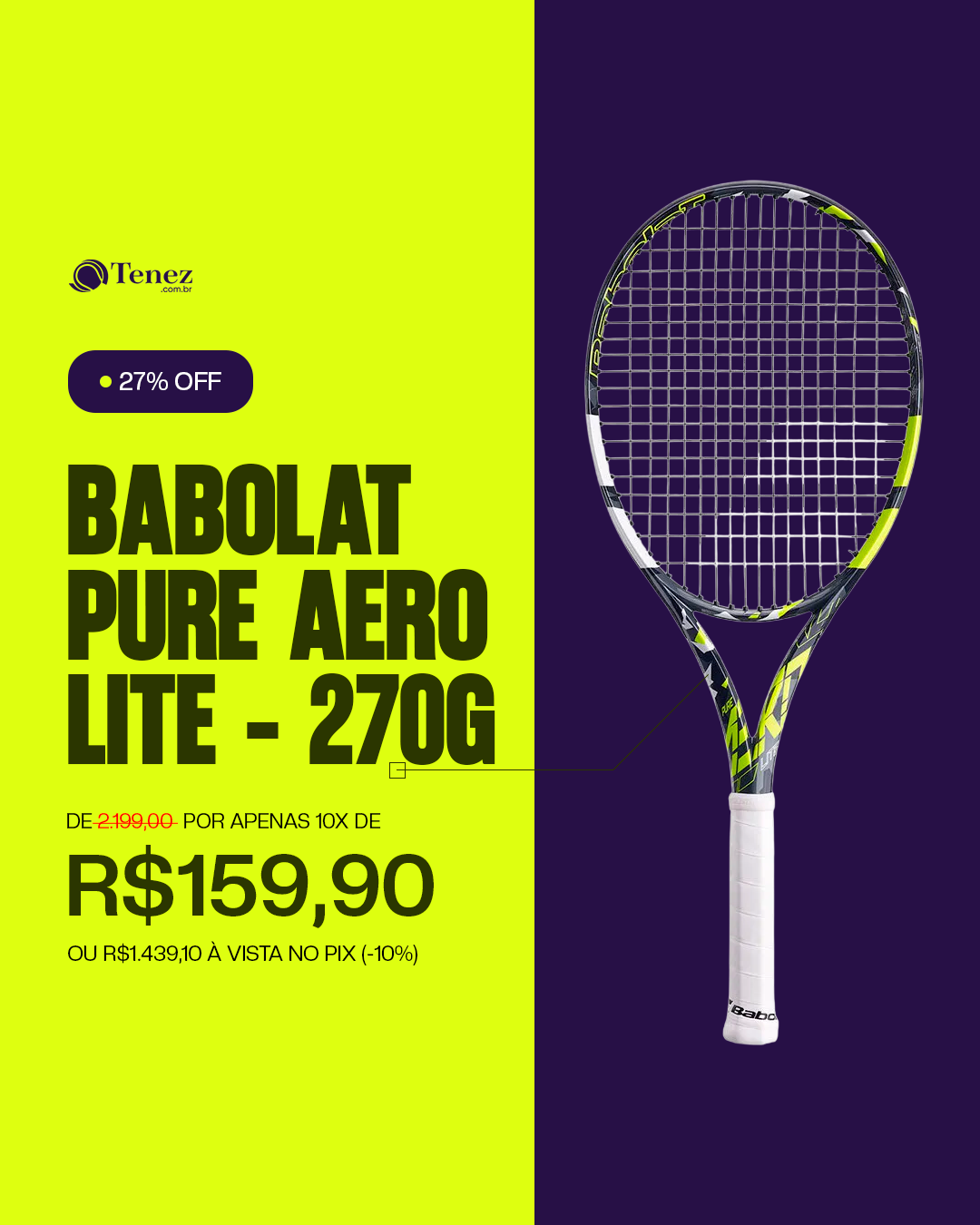 Tenez Pro Shop Facebook ad: ALERTA DE OFERTA TENEZ!