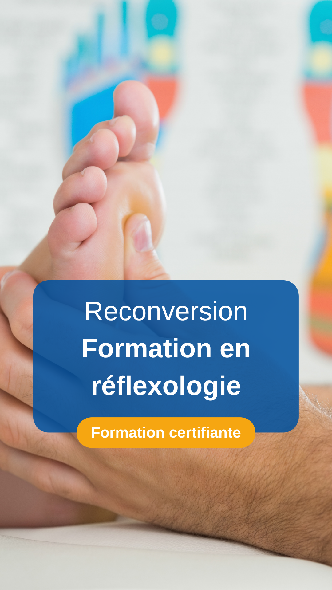 Cassiopée Formation Facebook ad: Devenez Réflexologue