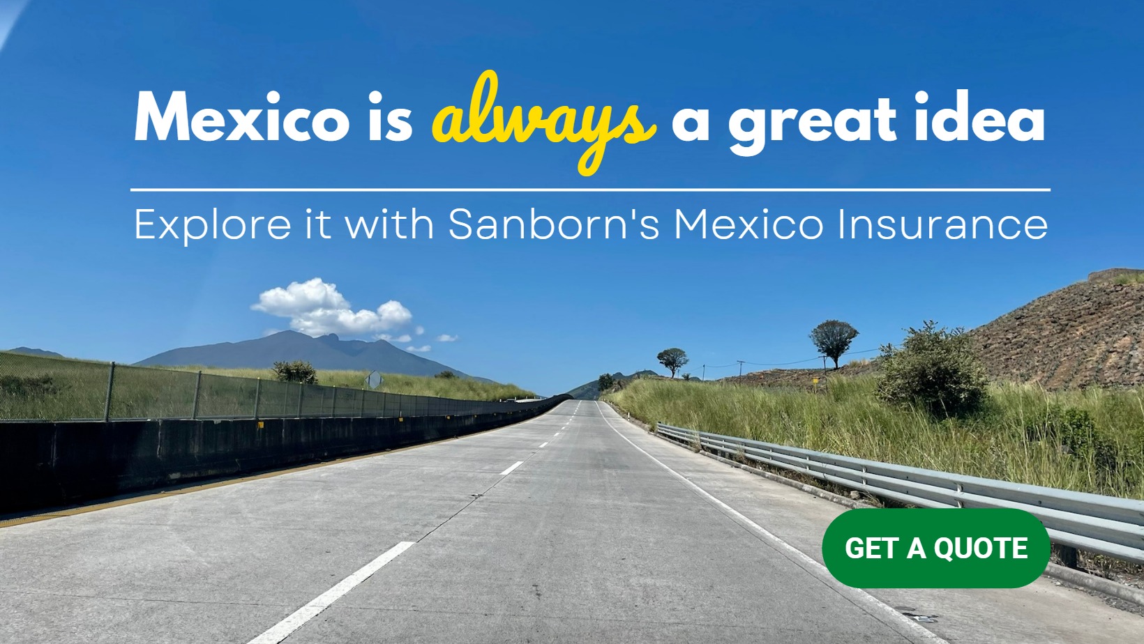 Sanborn's Mexican Insurance Facebook ad: To Quote, Purchase and Print your Mexico Auto…