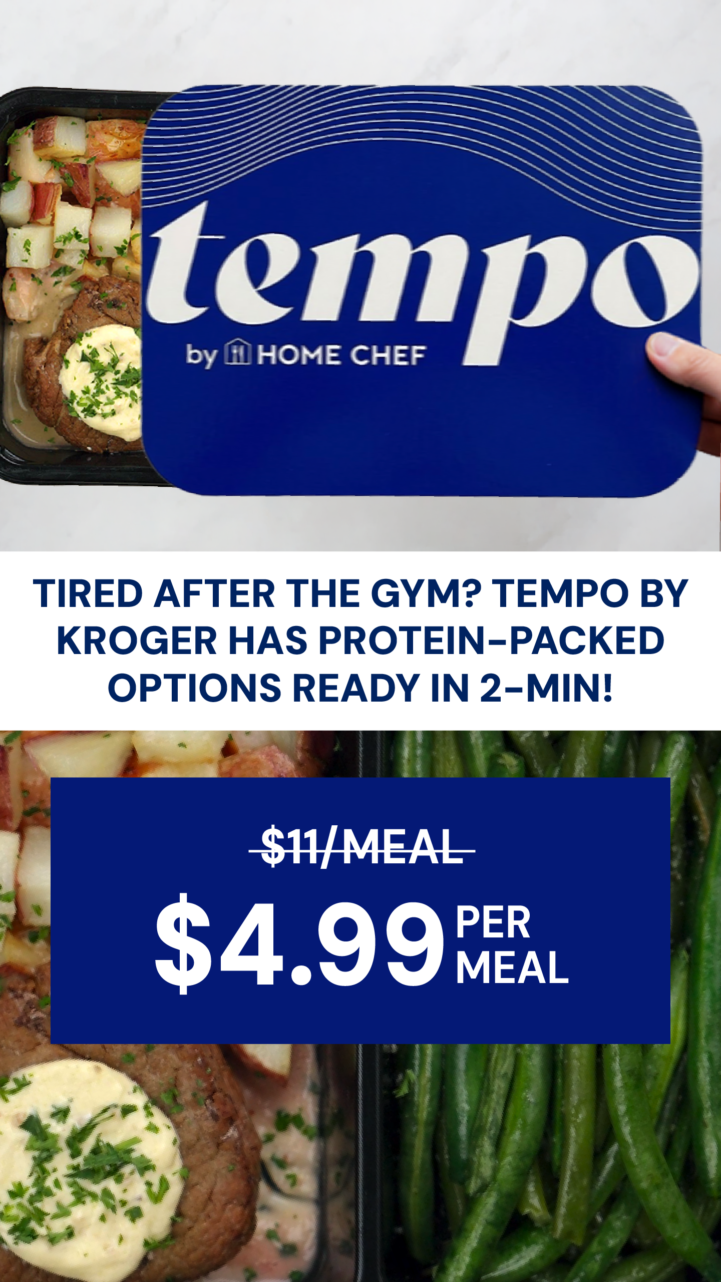 Tempo Meals Facebook ad