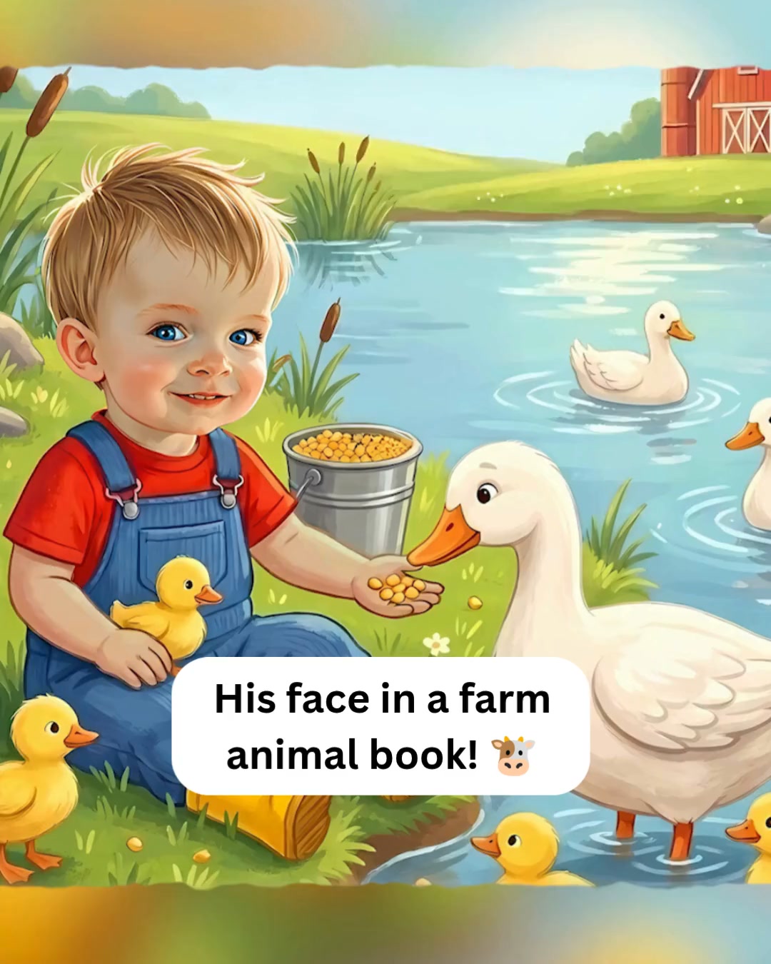 Imagitime Facebook ad: Make your child the star of their own story book
